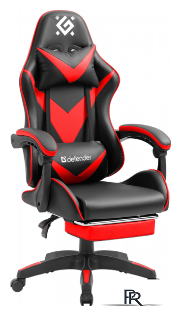 Игровое (геймерское) кресло Defender Minion (черный/красный) - Изображение №1 — Интернет-магазин ПроЗаказ