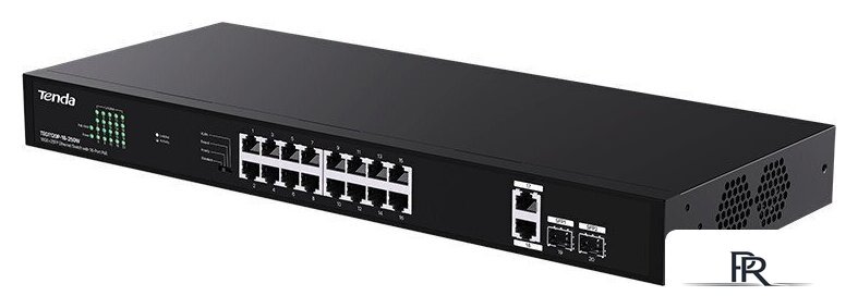 Неуправляемый коммутатор Tenda TEG1120P-16-250W - Изображение №2 — Интернет-магазин ПроЗаказ