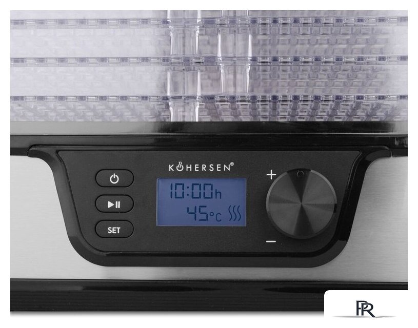 Сушилка для овощей и фруктов Kohersen Stainless Steel Expert 72779 - Изображение №9 — Интернет-магазин ПроЗаказ