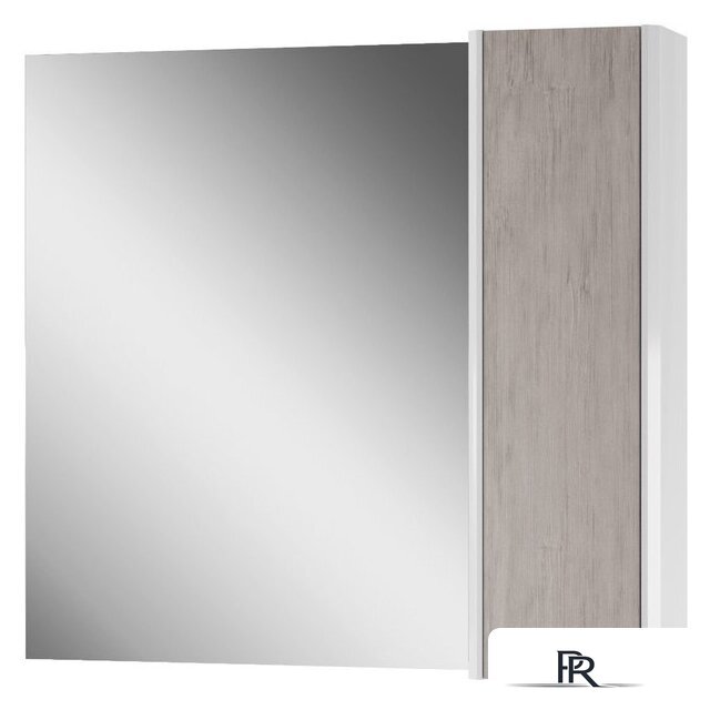  Домино Шкаф с зеркалом Uno 80 (дуб серый) - Изображение №12 — Интернет-магазин ПроЗаказ