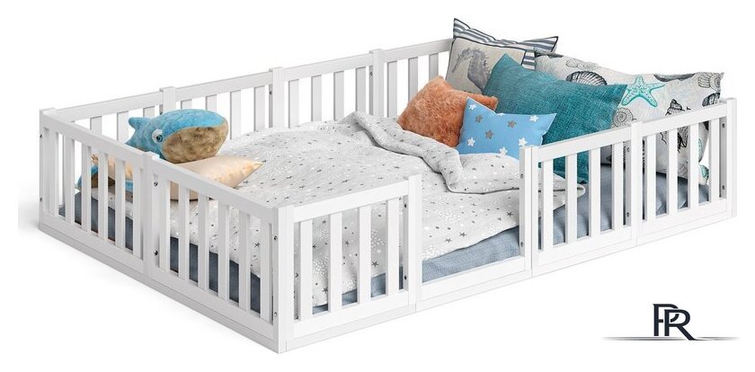 Кровать ФанДОК Тapi Ф-141.24 80x160 (белый) - Изображение №1 — Интернет-магазин ПроЗаказ