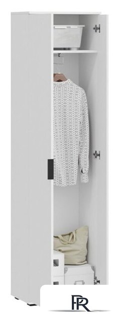 Шкаф распашной Трия Эвита Тип 1 (белый ясень) - Изображение №3 — Интернет-магазин ПроЗаказ