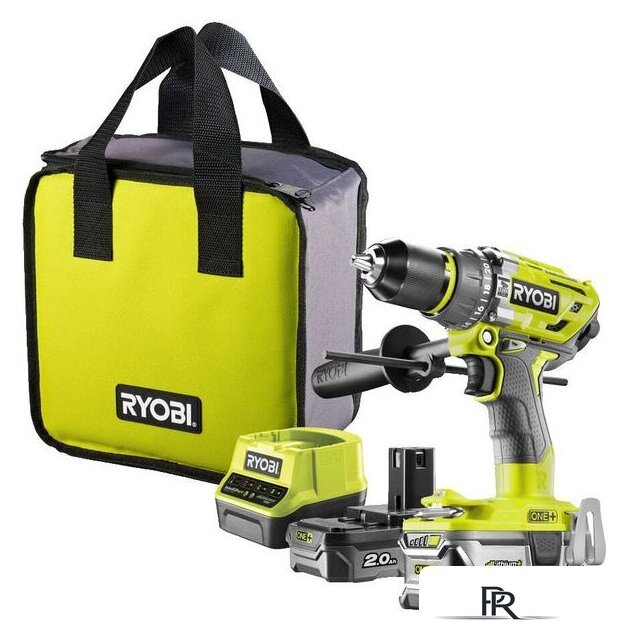 Ударная дрель-шуруповерт Ryobi R18PD7-252S 5133004391 (с 2-мя АКБ, сумка) - Изображение №2 — Интернет-магазин ПроЗаказ
