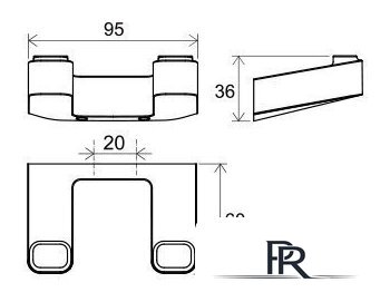 Крючок для ванны Ravak X07P352 - Изображение №2 — Интернет-магазин ПроЗаказ