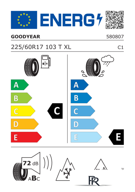 Зимние шины Goodyear UltraGrip Ice SUV Gen-1 225/60R17 103T - Изображение №2 — Интернет-магазин ПроЗаказ