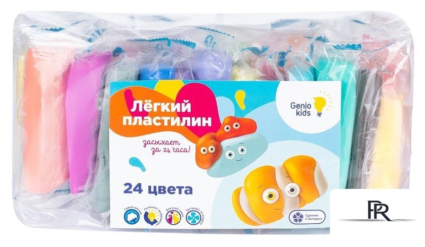 Пластилин легкий Genio Kids Легкий пластилин TA1726 (24 цвета) - Изображение №1 — Интернет-магазин ПроЗаказ