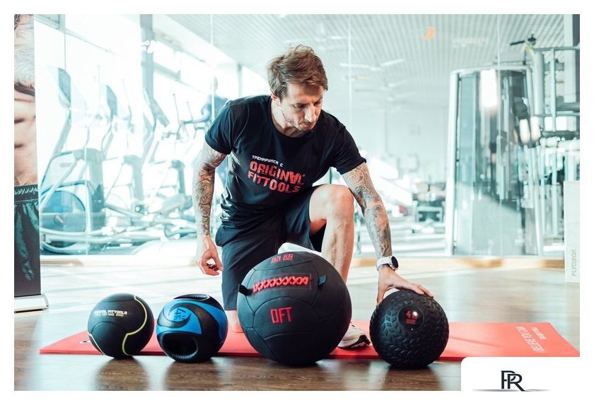 Медбол Original FitTools FT-SMB-08 8 кг - Изображение №5 — Интернет-магазин ПроЗаказ