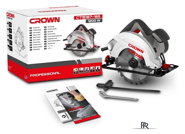 Дисковая (циркулярная) пила Crown CT15187-165 - Изображение №1 — Интернет-магазин ПроЗаказ