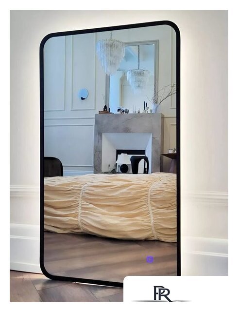 Зеркало с подсветкой  EMZE Smartphone 45x77 LED.UV.SMART.45.77.CHE (черный) - Изображение №3 — Интернет-магазин ПроЗаказ