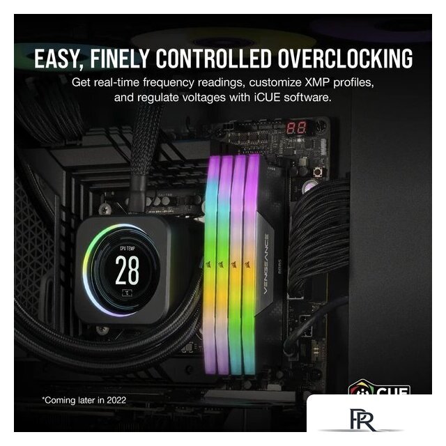 Оперативная память Corsair Vengeance RGB 2x48ГБ DDR5 5600 МГц CMH96GX5M2B5600C40 - Изображение №5 — Интернет-магазин ПроЗаказ