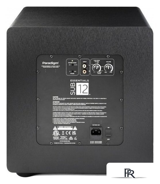 Проводной сабвуфер Paradigm Essentials Sub 12 - Изображение №4 — Интернет-магазин ПроЗаказ