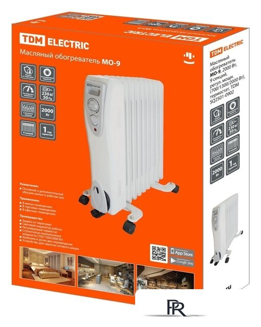 Масляный радиатор TDM Electric SQ2501-0902 - Изображение №2 — Интернет-магазин ПроЗаказ