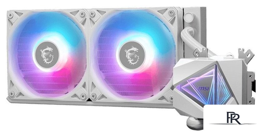 Система жидкостного охлаждения для процессора MSI MAG CoreLiquid I240 (белый) - Изображение №2 — Интернет-магазин ПроЗаказ