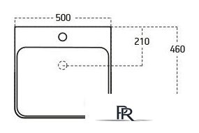 Умывальник Sanovit Luxury 50x46 [11050] - Изображение №3 — Интернет-магазин ПроЗаказ