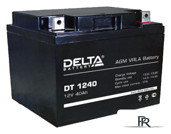 Аккумулятор для ИБП Delta DT 1240 (12В/40 А·ч) - Изображение №1 — Интернет-магазин ПроЗаказ