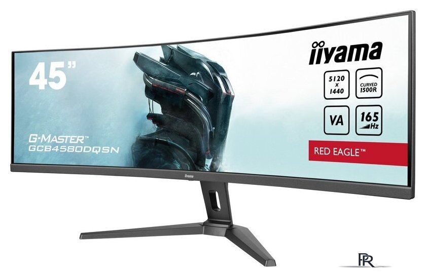 Игровой монитор iiyama G-Master Red Eagle Curved GCB4580DQSN-B1 - Изображение №2 — Интернет-магазин ПроЗаказ