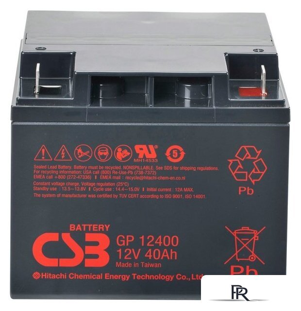 Аккумулятор для ИБП CSB Battery GP12400 (12В/40 А·ч) - Изображение №1 — Интернет-магазин ПроЗаказ