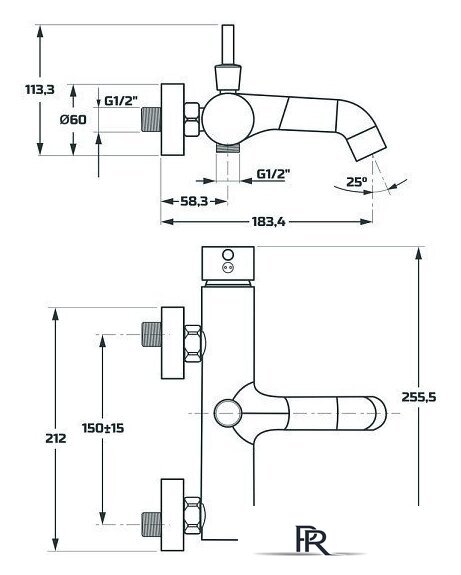 Смеситель Maxonor Pure Life PL3287-6 - Изображение №4 — Интернет-магазин ПроЗаказ