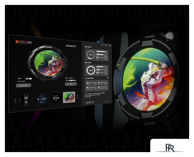 Система жидкостного охлаждения для процессора ID-Cooling Space SL240 XE - Изображение №9 — Интернет-магазин ПроЗаказ