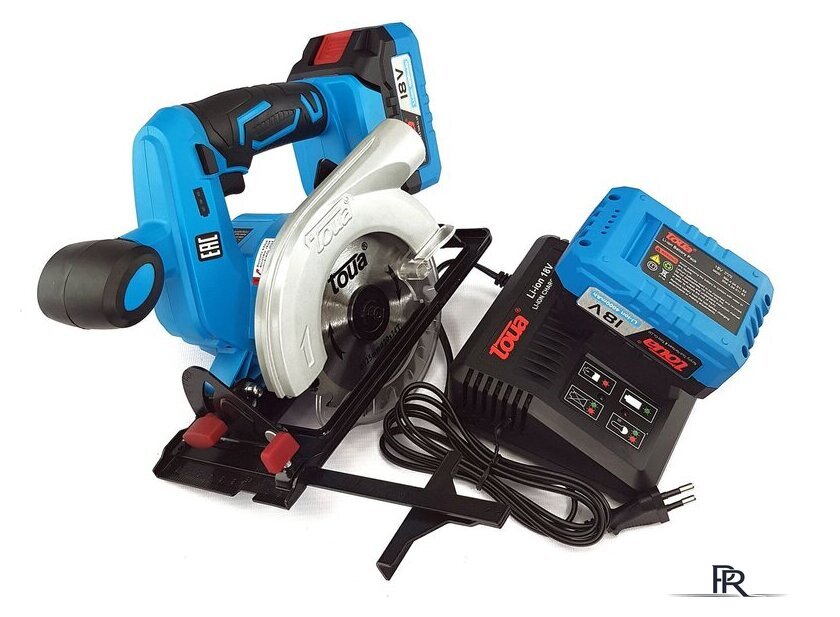 Дисковая (циркулярная) пила Toua DBLC180 (с 2-мя АКБ) - Изображение №4 — Интернет-магазин ПроЗаказ