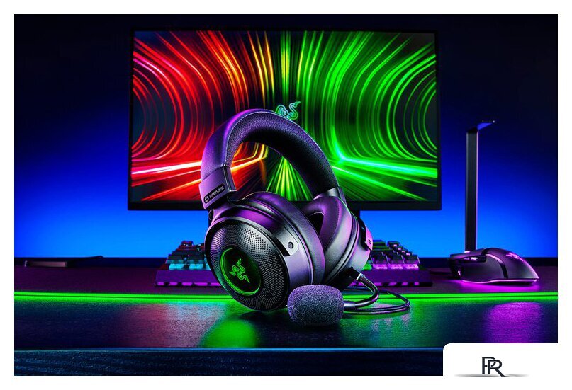 Наушники Razer Kraken V3 HyperSense - Изображение №4 — Интернет-магазин ПроЗаказ
