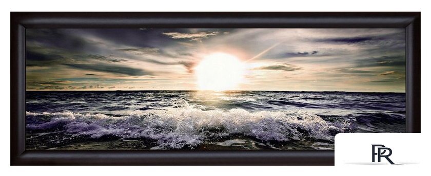 Картина Декарт Море закат прибой 8Л0543 - Изображение №1 — Интернет-магазин ПроЗаказ