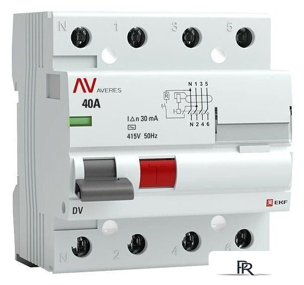 Устройство защитного отключения EKF Averes rccb-4-80-30-ac-a - Изображение №1 — Интернет-магазин ПроЗаказ