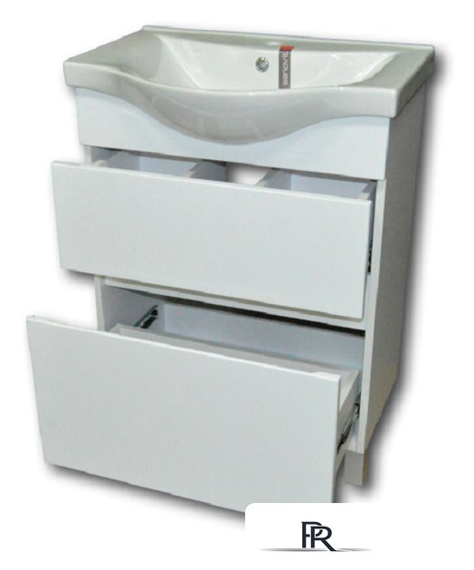  Гамма Тумба с умывальником Р25оФ8-У65 Альбатрос-10065 (белый) - Изображение №2 — Интернет-магазин ПроЗаказ