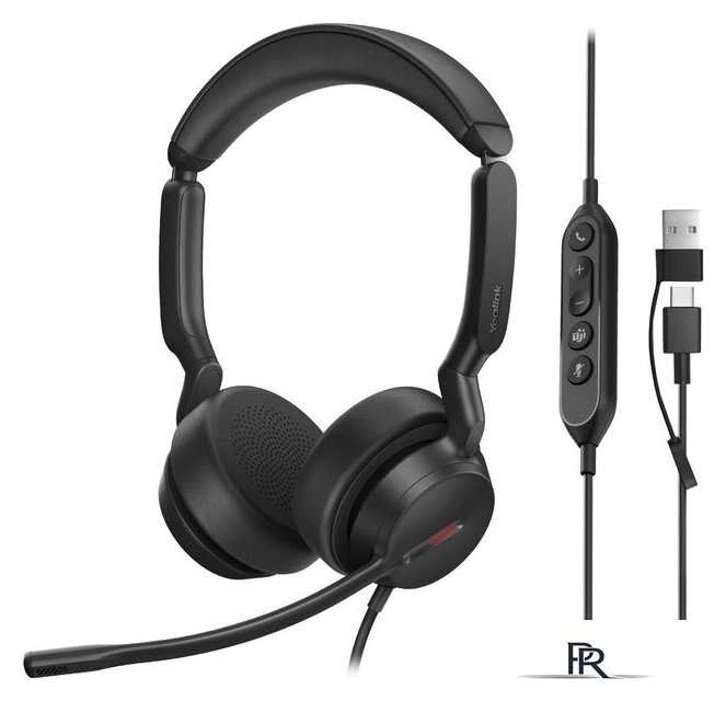 Офисная гарнитура Yealink UH44 Dual UC USB-C/A - Изображение №1 — Интернет-магазин ПроЗаказ