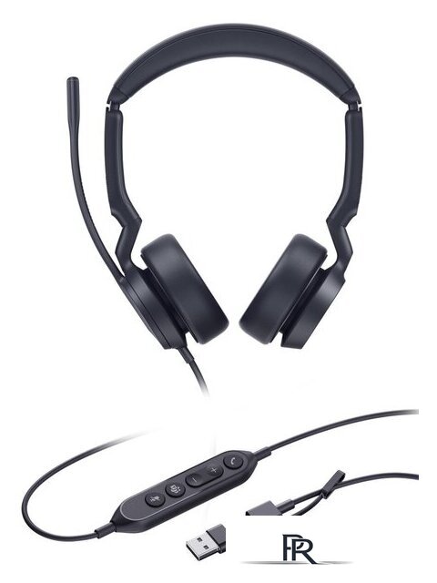 Офисная гарнитура Yealink UH44 Dual UC USB-C/A - Изображение №2 — Интернет-магазин ПроЗаказ