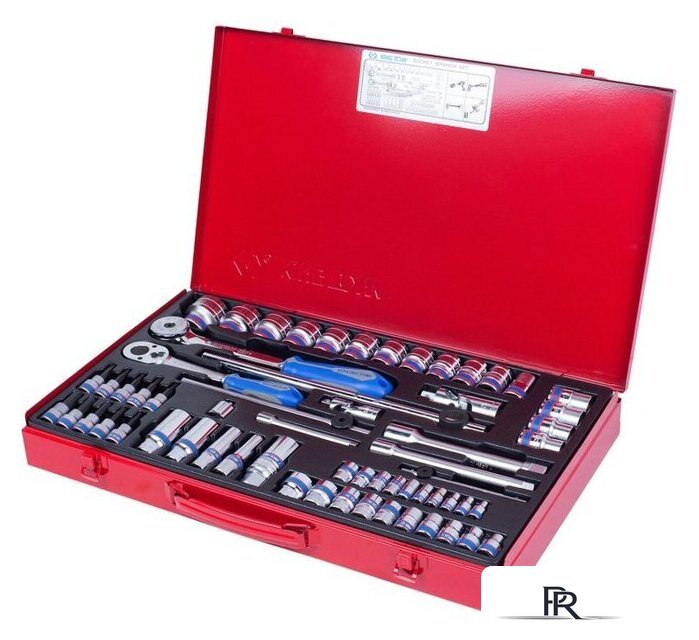 Универсальный набор инструментов King Tony 9563MR01 (62 предмета) - Изображение №4 — Интернет-магазин ПроЗаказ