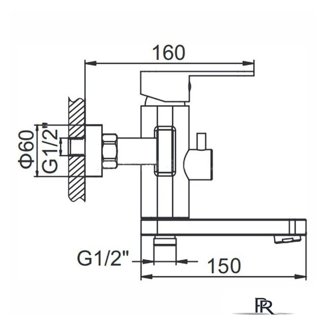 Смеситель Wisent W73216 - Изображение №2 — Интернет-магазин ПроЗаказ