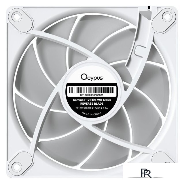 Комплект вентиляторов для корпуса Ocypus Gamma F12 Elite WH ARGB Reverse Blade 3IN1 - Изображение №7 — Интернет-магазин ПроЗаказ