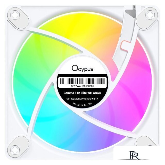 Комплект вентиляторов для корпуса Ocypus Gamma F12 Elite WH ARGB Reverse Blade 3IN1 - Изображение №3 — Интернет-магазин ПроЗаказ