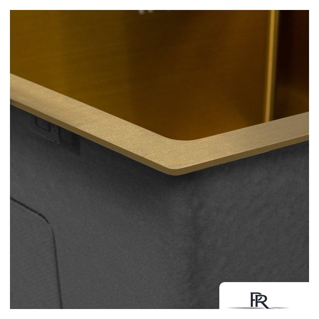 Кухонная мойка ARFEKA Eco AR 500*500 Golden PVD Nano - Изображение №9 — Интернет-магазин ПроЗаказ