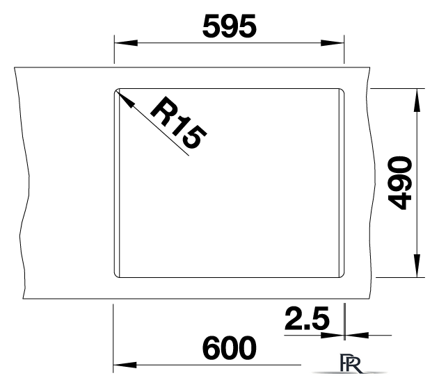Кухонная мойка Blanco Pleon 6 Split 525955 (черный) - Изображение №5 — Интернет-магазин ПроЗаказ