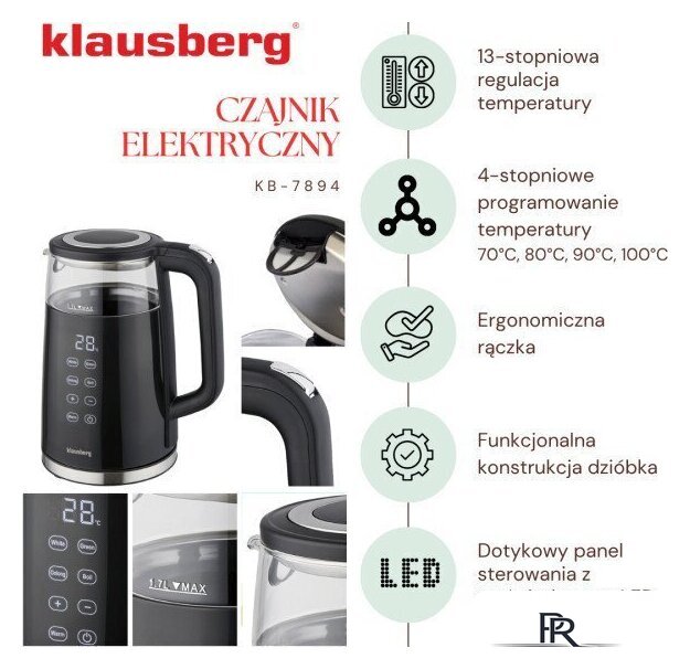 Электрический чайник Klausberg KB-7894 - Изображение №8 — Интернет-магазин ПроЗаказ