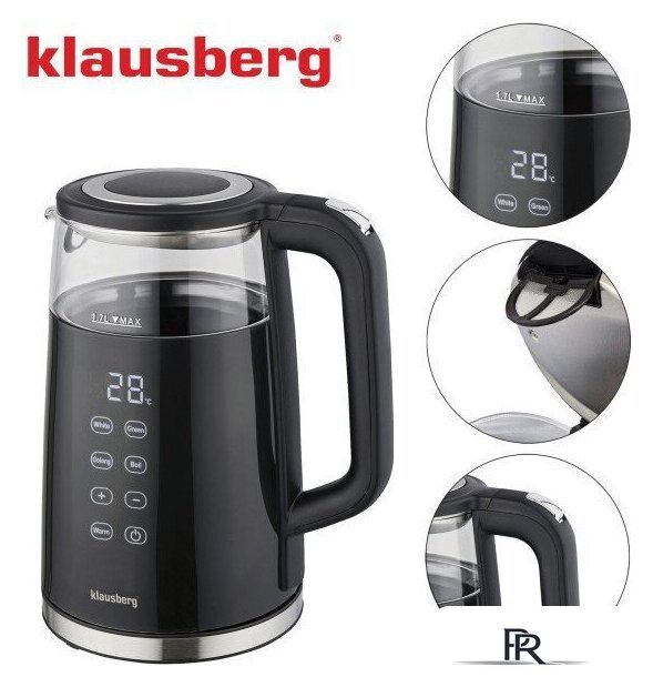 Электрический чайник Klausberg KB-7894 - Изображение №7 — Интернет-магазин ПроЗаказ