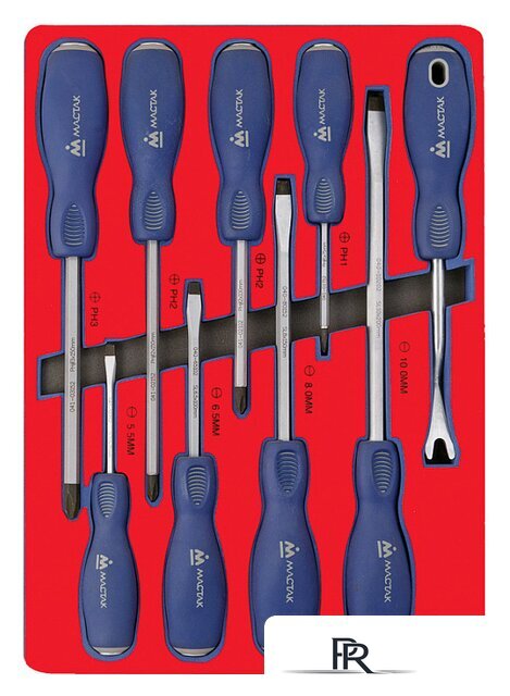 Набор отверток Мастак 5-4009D (9 предметов) - Изображение №1 — Интернет-магазин ПроЗаказ