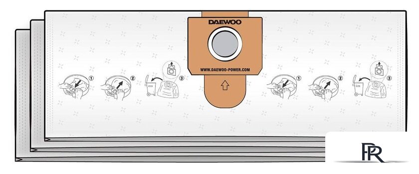 Фильтр-мешок Daewoo Power DAVC 20TBH (3 шт) - Изображение №1 — Интернет-магазин ПроЗаказ