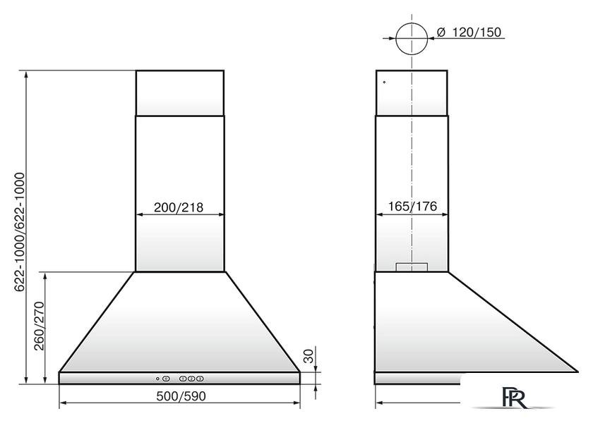 Кухонная вытяжка Elikor Вента 60Н-650-К3Д (нержавеющая сталь) - Изображение №6 — Интернет-магазин ПроЗаказ