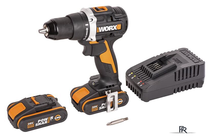 Дрель-шуруповерт Worx WX102 (с 2-мя АКБ, кейс) - Изображение №1 — Интернет-магазин ПроЗаказ