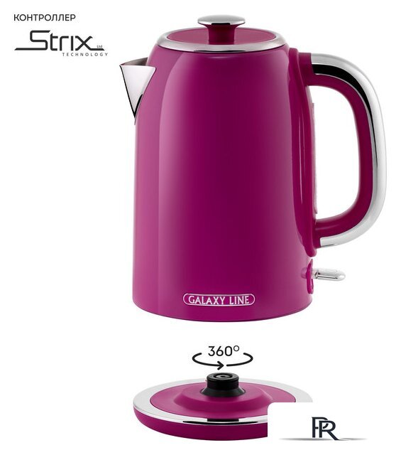 Электрический чайник Galaxy Line GL 0346 (малиновый джем) - Изображение №4 — Интернет-магазин ПроЗаказ