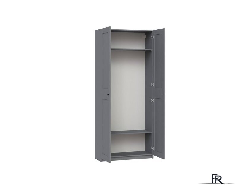 Шкаф распашной Mio Tesoro Макс 2 двери 2.06.01.060.4 (серый) - Изображение №3 — Интернет-магазин ПроЗаказ