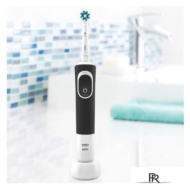 Электрическая зубная щетка Oral-B Vitality 100 Cross Action D100.413.1 (черный) - Изображение №4 — Интернет-магазин ПроЗаказ