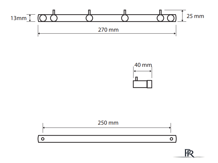 Крючок для ванны Bemeta Dark 104606100 - Изображение №2 — Интернет-магазин ПроЗаказ