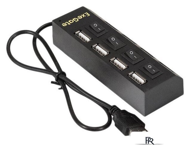 USB-хаб ExeGate DUB-42SW EX293977RUS - Изображение №1 — Интернет-магазин ПроЗаказ