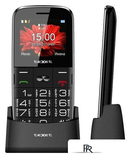 Кнопочный телефон TeXet TM-B227 (черный) - Изображение №4 — Интернет-магазин ПроЗаказ