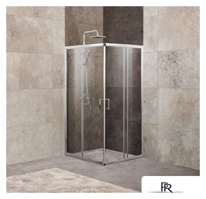Душевой уголок BelBagno UNIQUE-A-2-85/100-C-Cr (прозрачное стекло) - Изображение №1 — Интернет-магазин ПроЗаказ