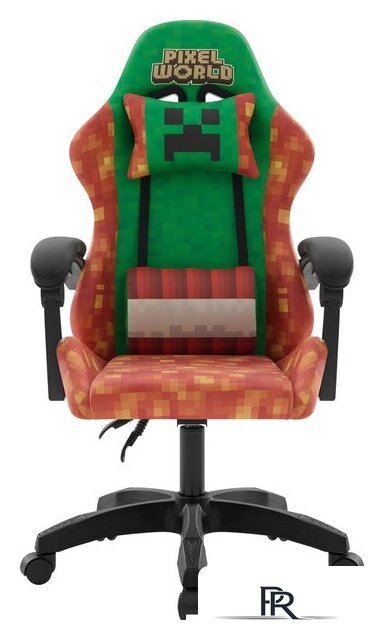 Игровое (геймерское) кресло Defender Legas (зелёный/оранжевый) - Изображение №1 — Интернет-магазин ПроЗаказ